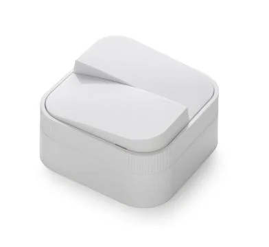 New switch close-up on white isolated Stock Photos