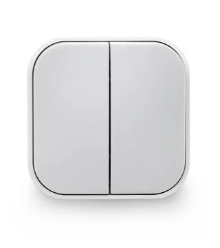 New switch close-up on white isolated Stock Photos