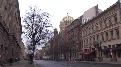 New synagogue Berlin 스톡 동영상 33309704