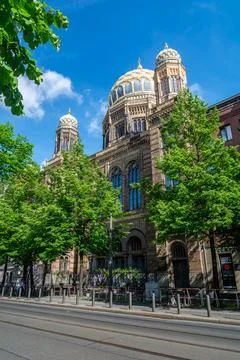 New Synagogue Dome in Berlin 写真素材