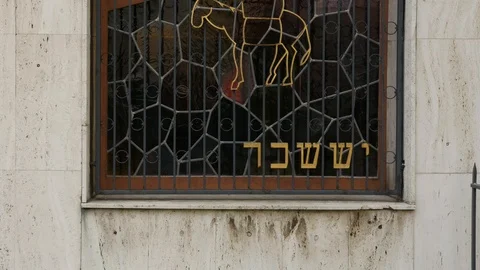New Synagogue in Dusseldorf Stock Footage 117603665