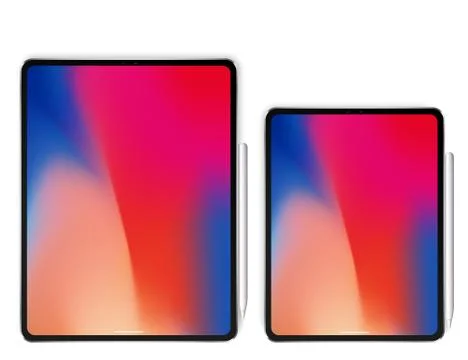 New tablet Pro X vector illustration isolated Stock Illustration