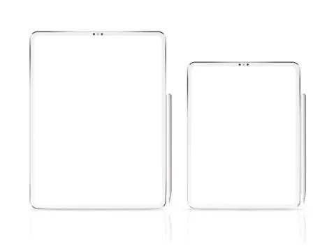 New tablet Pro X vector illustration isolated Stock Illustration