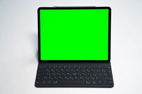 New tablet on a white background Stock Photos