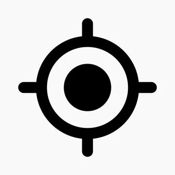 New target focus icon. Stock Illustration