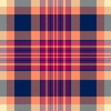 New tartan vector pattern, repeating seamless plaid textile. Finish fabric .. イラスト素材
