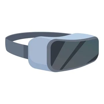 New tech vr glasses icon cartoon vector. Cyber camera device 스톡 일러스트