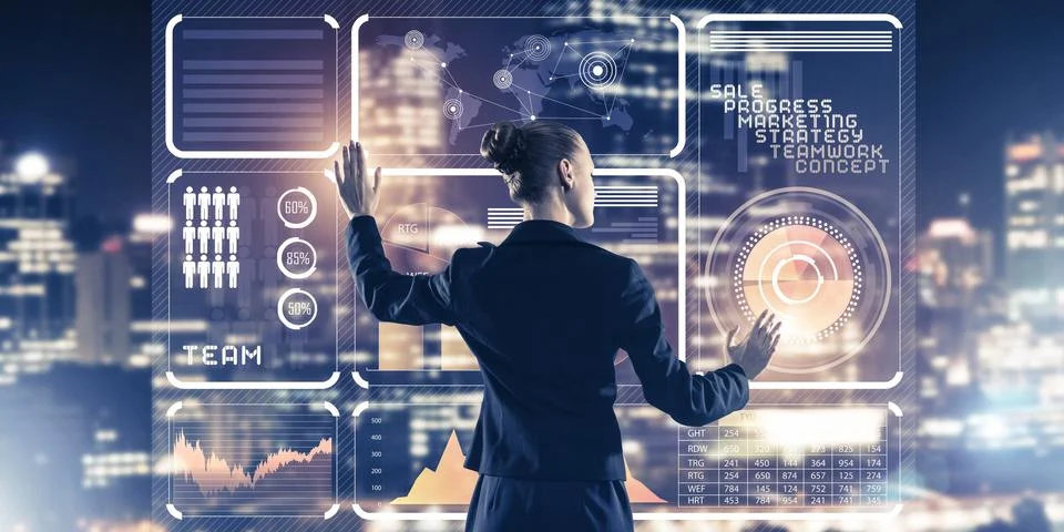 New technologies and innovations as methods for effective modern Stock Photos