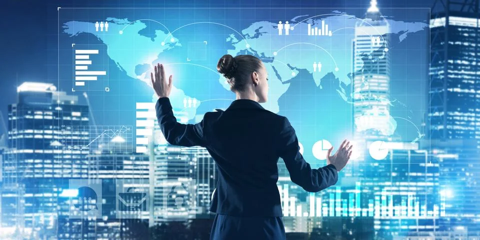 New technologies and innovations as methods for effective modern business Stock Photos