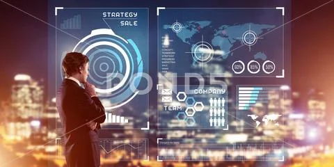 New technologies and innovative methods for effective modern bus Stock Photos