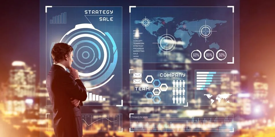 New technologies and innovative methods for effective modern bus Stock Photos