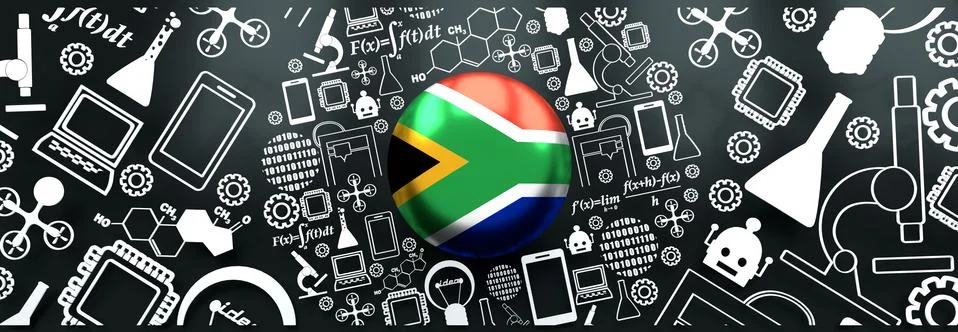 New technologies collage. Stock Illustration