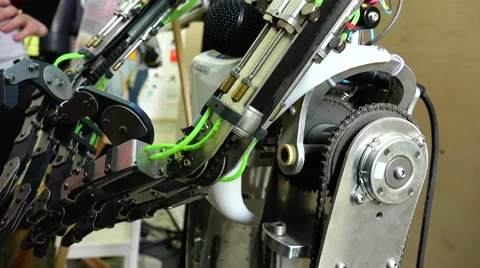 New technologies. Robot.  AI. The automation technology. Stock Footage 50291106