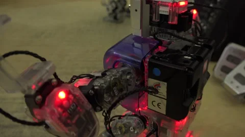 New technologies. Robot. AI.  Dancing robot. Stock Footage 50183418