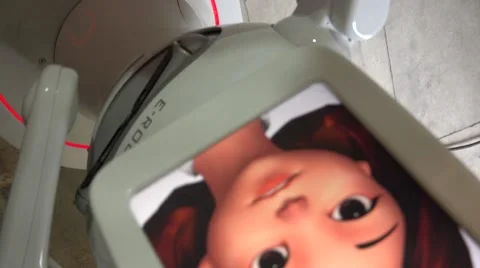 New technologies. Robot.  AI. Robot girlfriend talker. Stock Footage 50229184