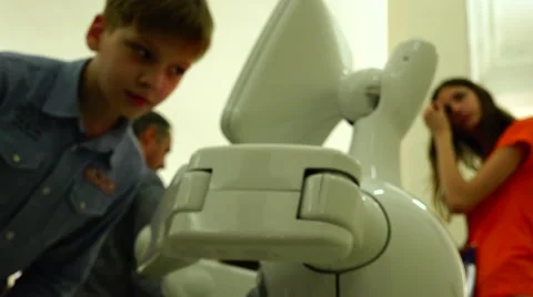 New technologies. Robot. Innovate, innovative, innovations Stock Footage 50411663