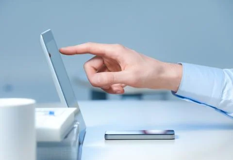 New technologies at the workplace Stock Photos