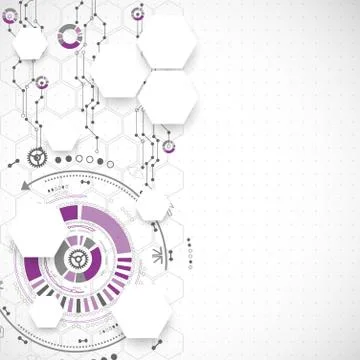 New technology business background 스톡 일러스트