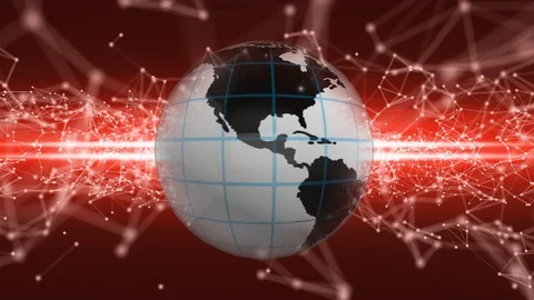 New technology on Earth innovations. Technical progress background. 105. Stock-Footage 101237853