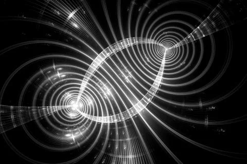 New technology intensity map black and white Stock Illustration