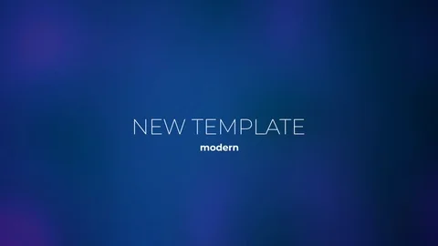 New template. Modern. After Effects stock