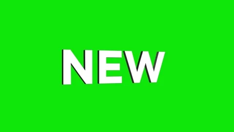 New text 3D word rotation animation video effect for trailer title Stock Footage 313715845