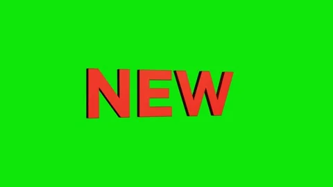 New text 3D word rotation animation video effect for trailer title Stock Footage 313715858