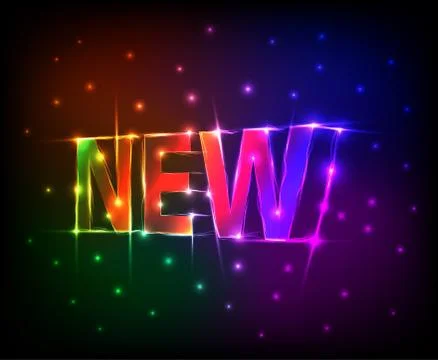 NEW text effect Stock Illustration