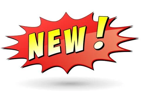 New text star Stock Illustration