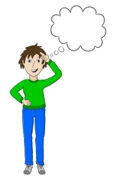 New thought Stock Illustration