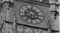 New Town Hall Clock Tower Neues Rathaus Marienplatz Munich Architecture Landmark HD Footage