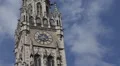 New Town Hall Clock Tower Marienplatz Munich Government Council Mayor Office Day HD Footage