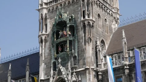 The New Town Hall in Munich Stock Footage 111498343