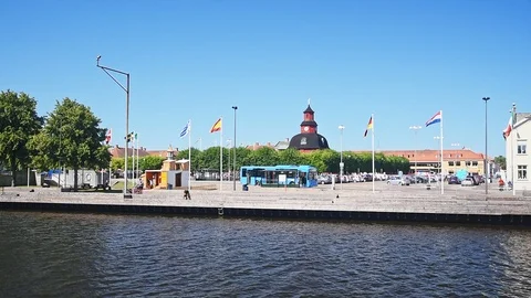 New towns square Stock Footage 97107626