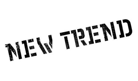 New Trend rubber stamp Stock Illustration