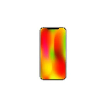 New Trendy smartphone with full gradient touchscreen. Stock Illustration
