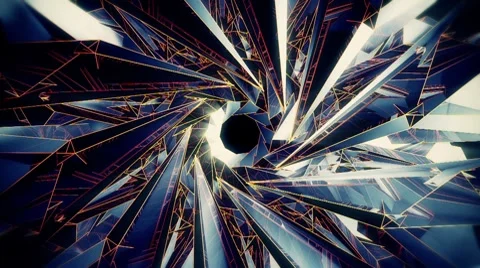 New Triangle - 1 - Glow Stock Footage 8847176