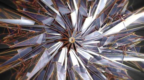 New Triangle - 2 - Move and Rotate - Fast Video stock 8848485