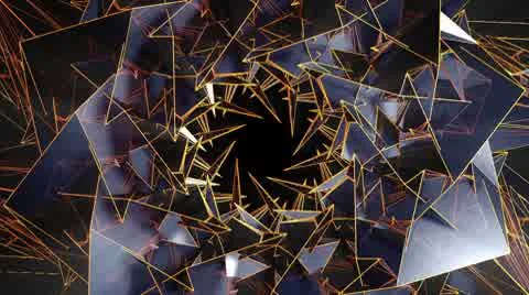 New Triangle - 2 - Move Inside Video stock 8848299