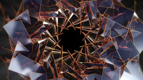 New Triangle - 3 - Fast Move Stock Footage 8850549