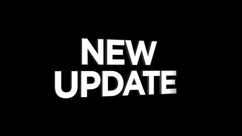 New update 3d text word animation with vertically rotating motion video Stock Footage 313832247