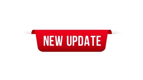 New update Red ribbon, Label Icon Design. Motion graphics. Stock Footage 152579726