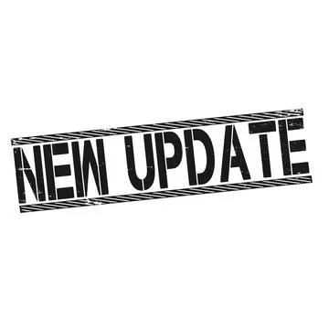 New update rubber stamp vector illustration isolated on white background Stock Illustration
