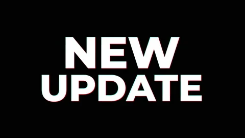 New update text Glitch effect animation. Stock Footage 219498650
