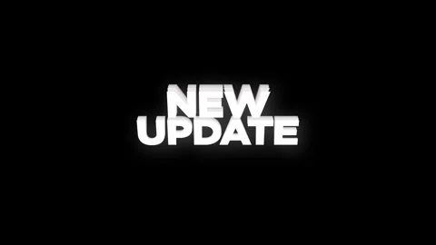 New update text word animation with vertically rotating motion screen video Stock Footage 313548444