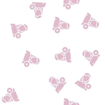 New usel female glyph vector seamless pattern イラスト素材