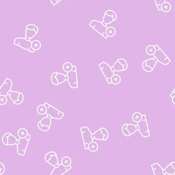 New usel male line vector seamless pattern イラスト素材