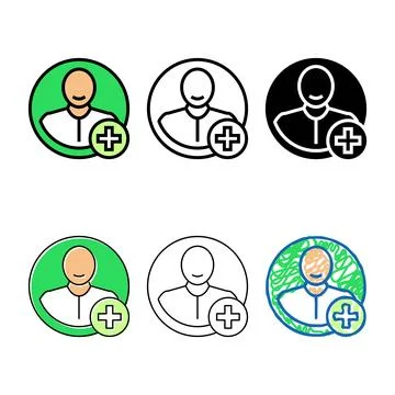 New user registration color forms icon vector Stock Illustration