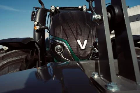 New Valtra tractor model T 234 in different colors Stock Photos