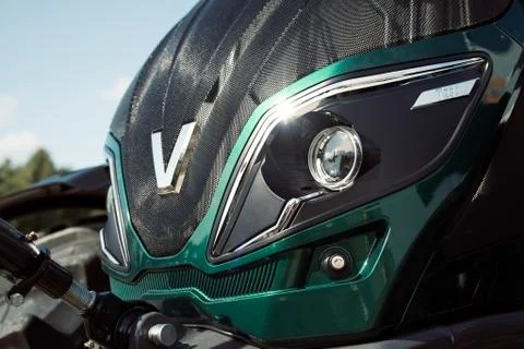 New Valtra tractor model T 234 in different colors Stock Photos
